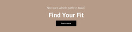 Find Your Fit - Best Free Mockup