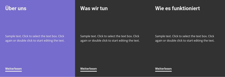 Features zur Unternehmensarbeit WordPress-Theme