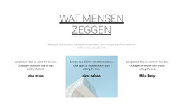 Wat Tevreden Klanten Zeggen - Site Met Download Van HTML-Sjabloon
