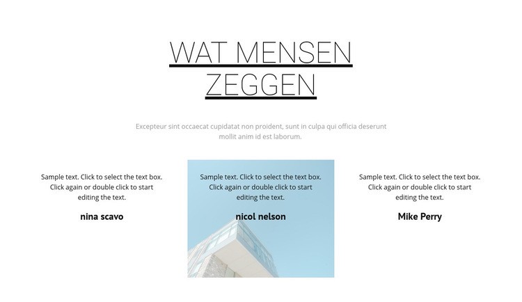 Wat tevreden klanten zeggen Html Website Builder