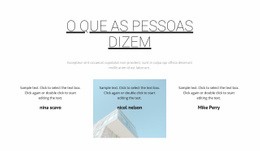 O Que Os Clientes Felizes Dizem - Criador Do Site