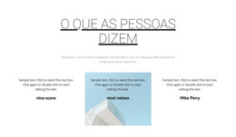 O Que Os Clientes Felizes Dizem - Site Com Download De Modelo HTML