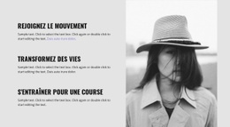 Rejoignez Le Mouvement - Modèle HTML D'Une Page