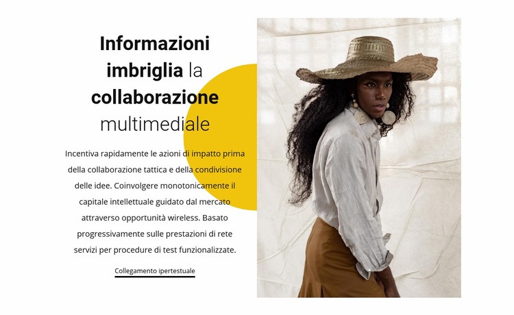 Sul nostro stile Modelli di Website Builder