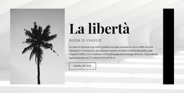 Il Tuo Viaggio Gratuito - Modello HTML Semplice