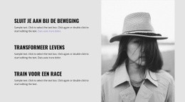 Sluit Je Aan Bij De Beweging Website-Ontwerp