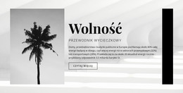 Twoja Darmowa Podróż - Prosty Szablon HTML