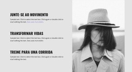 Junte-Se Ao Movimento Design Do Site