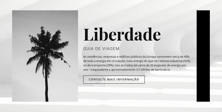 Sua viagem grátis Design do site