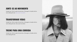 Junte-Se Ao Movimento - Modelo HTML5