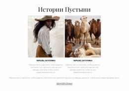 Веб-Дизайн Для Истории Пустыни