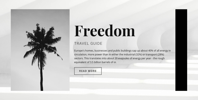 Your free travel Squarespace Template Alternative
