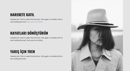 Harekete Katıl - Web Sitesi Tasarım Şablonu