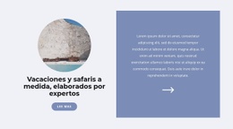 Plantilla HTML5 Exclusiva Para Viajar Durante Una Pandemia