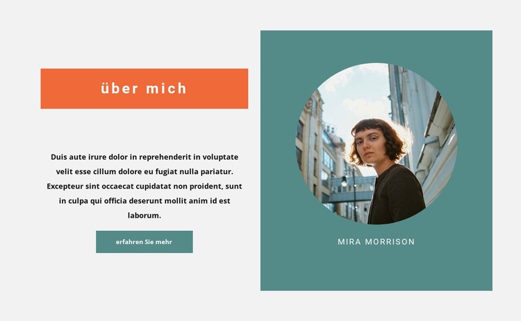 Über meinen Fall CSS-Vorlage