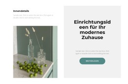 Wir Schaffen Ein Trauminterieur - Kostenlos Herunterladbares Website-Design