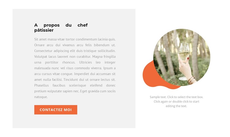 Notre chef Modèle CSS