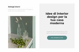 Creiamo Interni Da Sogno - Modello Bootstrap Di Una Pagina