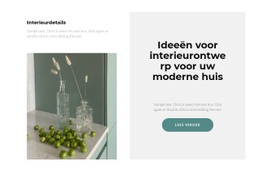 Wij Creëren Een Droominterieur - Gratis Download Website-Ontwerp
