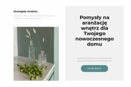 Tworzymy Wymarzone Wnętrze - Projekt Strony Internetowej Do Bezpłatnego Pobrania