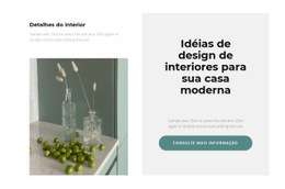 Nós Criamos Um Interior De Sonho - Maquete De Site Gratuita