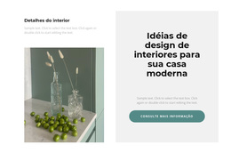Tema WordPress Mais Criativo Para Nós Criamos Um Interior De Sonho