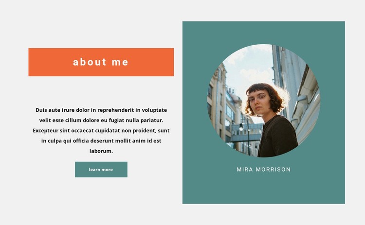 About my case Squarespace Template Alternative