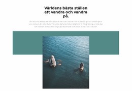 Naturens Otroliga Underverk - Färdigt Webbplatstema