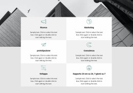 Sei Dipartimenti - HTML Website Builder