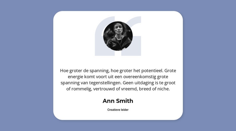 Bedankt voor je feedback Bestemmingspagina