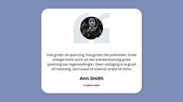 Bedankt Voor Je Feedback - Sjabloon Voor Één Pagina