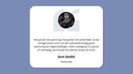 Bedankt Voor Je Feedback - Prachtig Websiteontwerp