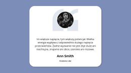 Dziękujemy Za Twoją Opinię Szablon CSS