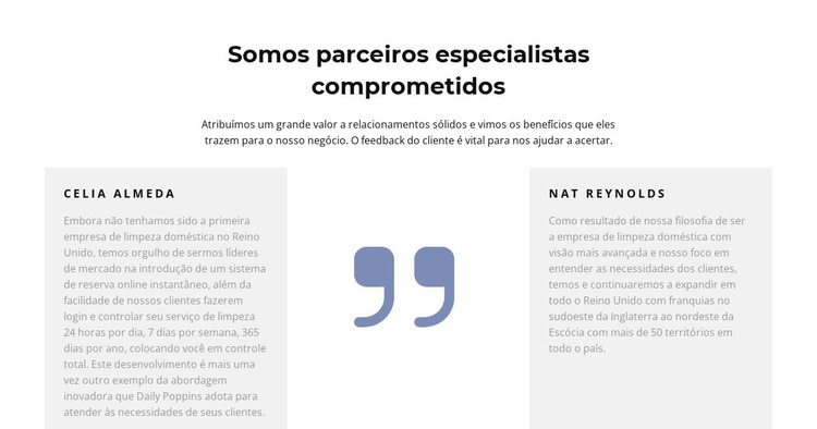 Opinião honesta Design do site