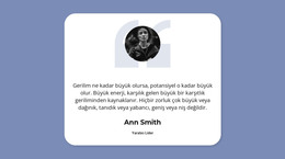 Geri Bildiriminiz Için Teşekkür Ederiz - Bir Sayfalık Şablon