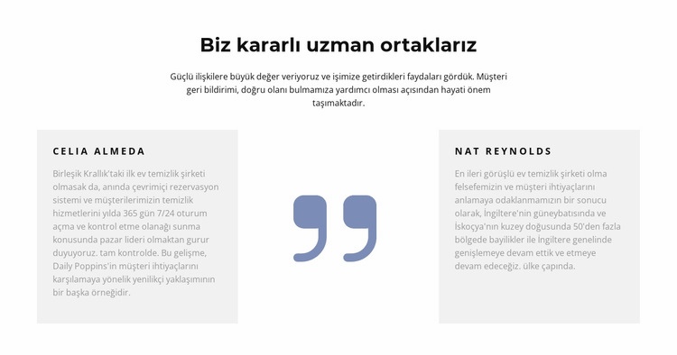 Dürüst görüş HTML5 Şablonu