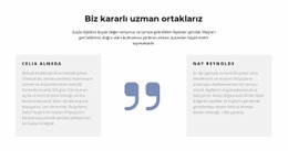 Dürüst Görüş - Işlevsellik Web Sitesi Oluşturucu