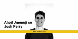 Bezplatná Online Šablona Pro Jsem Josh Perry