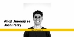 Jsem Josh Perry – Šablona Premium Elements