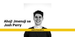 Jsem Josh Perry – Přizpůsobitelný Profesionální Design