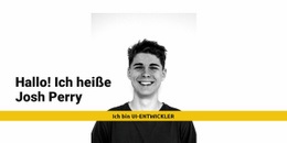 CSS-Menü Für Ich Bin Josh Perry