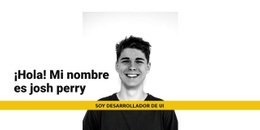 Cree Su Propio Sitio Web Para Soy Josh Perry