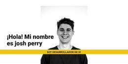 Soy Josh Perry - HTML Website Maker