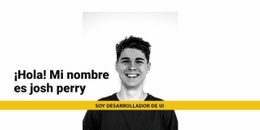 Soy Josh Perry - Diseño Profesional Personalizable