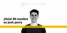 Soy Josh Perry - Plantilla De Elementos Premium