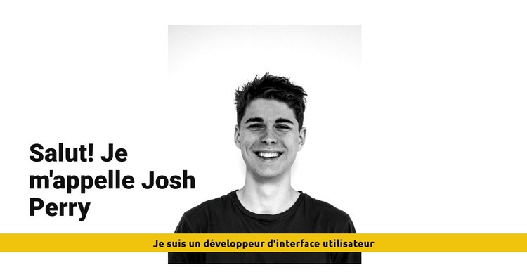 Je suis Josh Perry Modèle Joomla