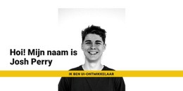 CSS-Menu Voor Ik Ben Josh Perry