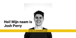 Gratis Online Sjabloon Voor Ik Ben Josh Perry