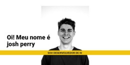 Eu Sou O Josh Perry - Modelo Joomla Premium