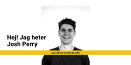 CSS-Meny För Jag Heter Josh Perry